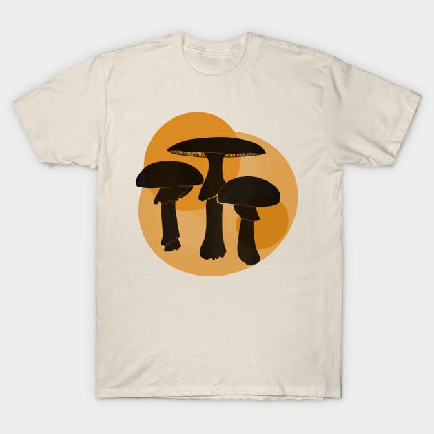 Fun mushroom design T-Shirt by kuallidesigns